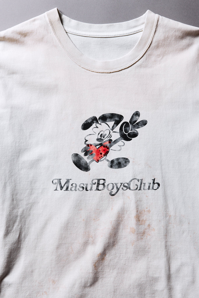 WASTED VICK T-SHIRT - WHITE / M25F9CS012-MASU Official Online Store