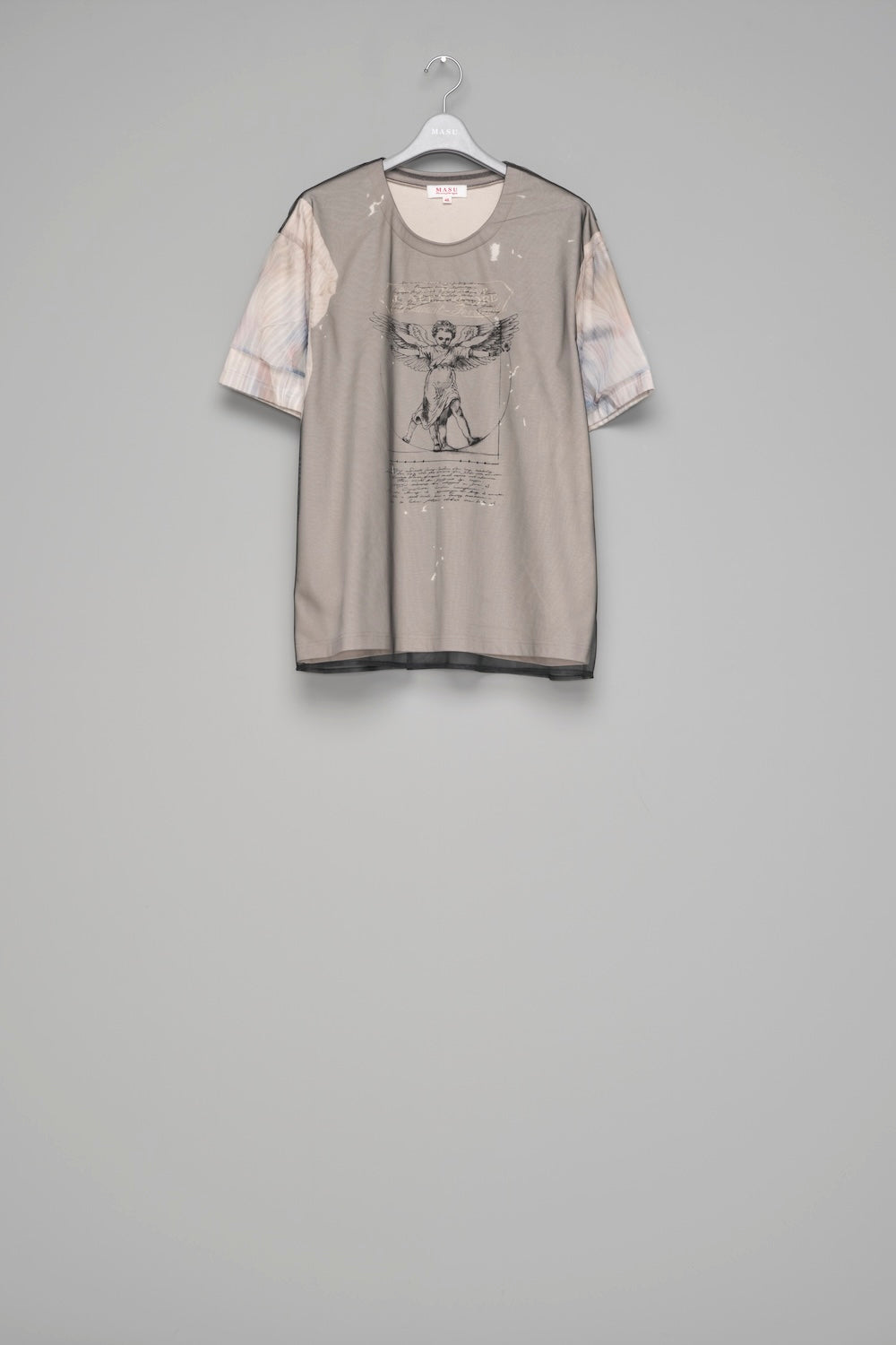 Angel Diagram Layered T-Shirt - Ivory - MASU– MASU Official Online
