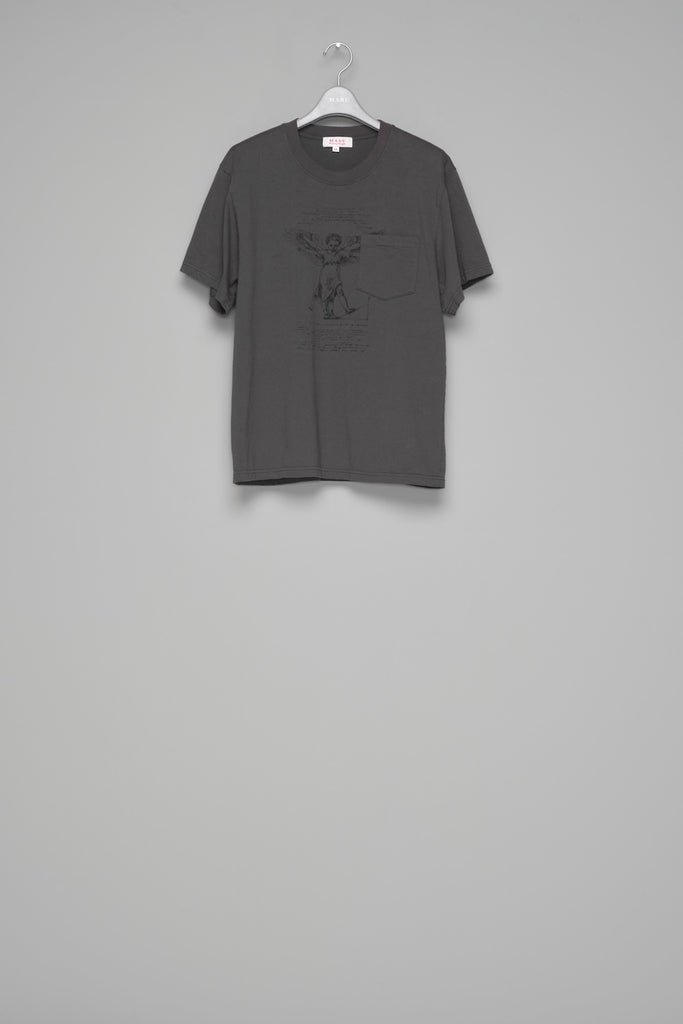 ANGEL DIAGRAM POCKET T-SHIRT - BLACK / M26H9CS001-MASU Official Online Store
