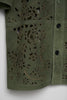 BANDANA HOLE LEATHER HALF SLEEVE SHIRT - MOSS GREEN / M26U6SH002-MASU Official Online Store