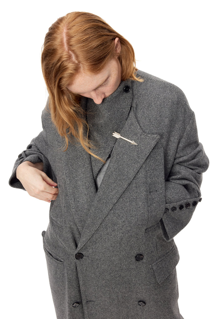 CAPTAIN OVER COAT - GRAY / M25F9CT001-MASU Official Online Store