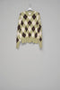 DIAMOND SCRAPED CARDIGAN - PISTACHIO / M26H9KN003-MASU Official Online Store