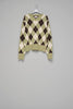 DIAMOND SCRAPED SWEATER - PISTACHIO / M26H9KN002-MASU Official Online Store