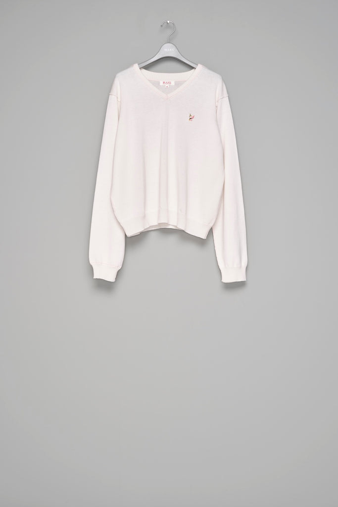 FLOWER ANGEL SWEATER - MILK / M26H9KN001-MASU Official Online Store