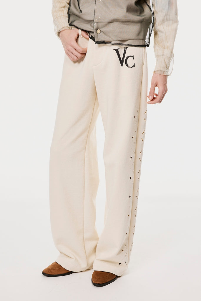 HEART HOLE VC SWEAT PANTS - IVORY / M26H9PL002-MASU Official Online Store