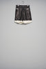 LEATHER SHORTS - BLACK / M26U6PS002-MASU Official Online Store