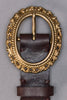 LOST CAMEO LEATHER BELT - BROWN / M26H9OJ005-MASU Official Online Store