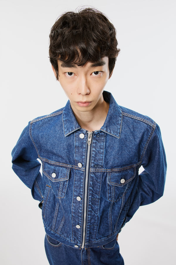 MB ZIP-UP DENIM JAKCET - INDIGO / B26U6BL001-MASU Official Online Store