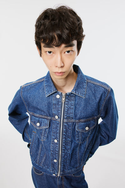MB ZIP-UP DENIM JAKCET - INDIGO / B26U6BL001-MASU Official Online Store