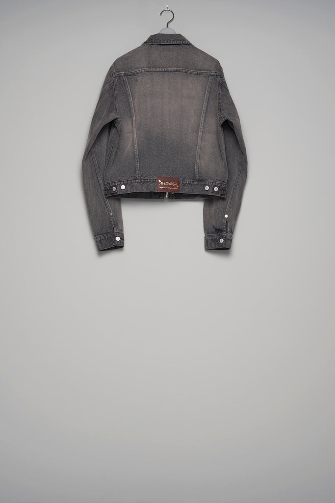 MB ZIP-UP DENIM JAKCET ANGEL DAMAGE - BLACK / B26U6BL003-MASU Official Online Store