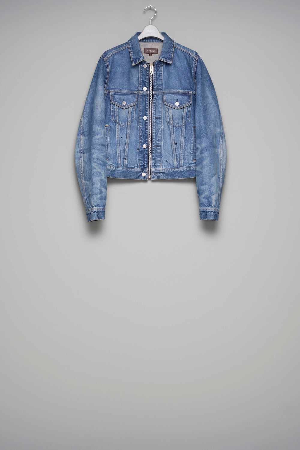 Mb Zip-Up Denim Jakcet Vintage - Indigo - MASUBOYS– MASU Official