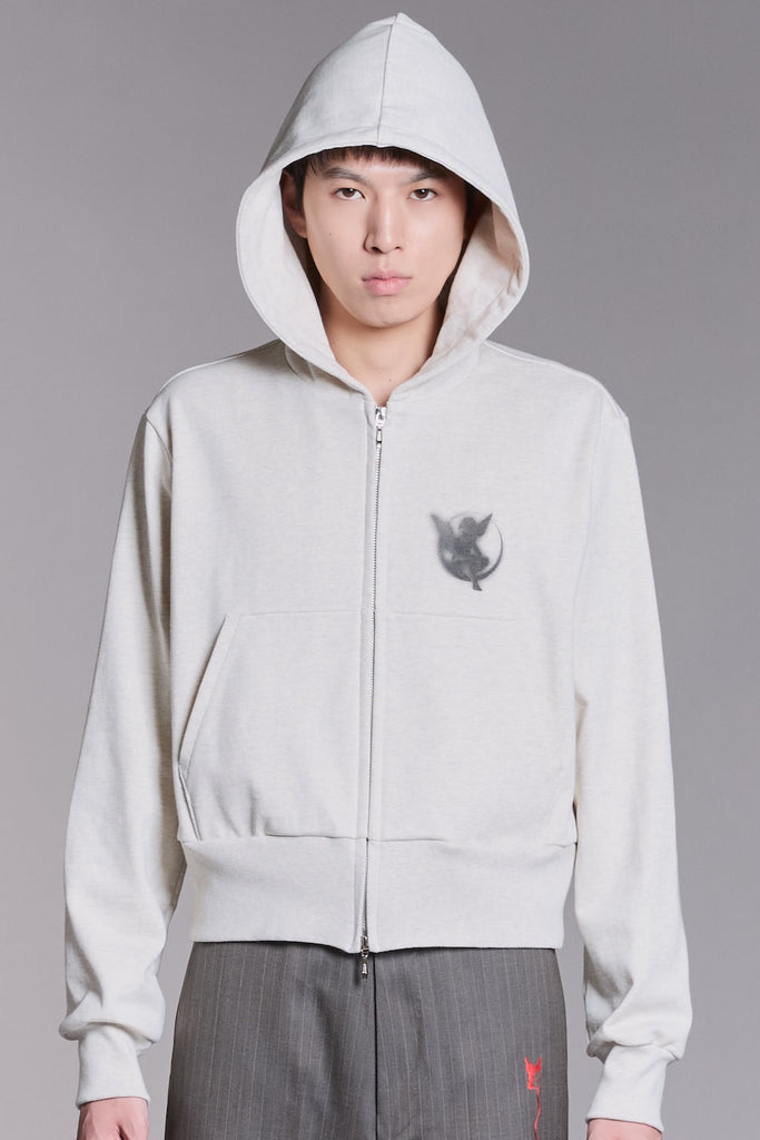 MB ZIP-UP HOODIE - OATMEAL / B26U6CS001-MASU Official Online Store