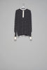 OPPOSITE WAFFLE STRIPE PULLOVER SHIRT - BLACK / M26H9CS006-MASU Official Online Store