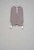 OPPOSITE WAFFLE STRIPE PULLOVER SHIRT - PINK / M26H9CS006-MASU Official Online Store