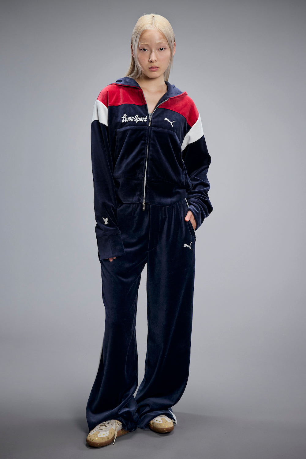 Puma × Masu T7 Short Track Hoodie - Dark Navy - MASU– MASU