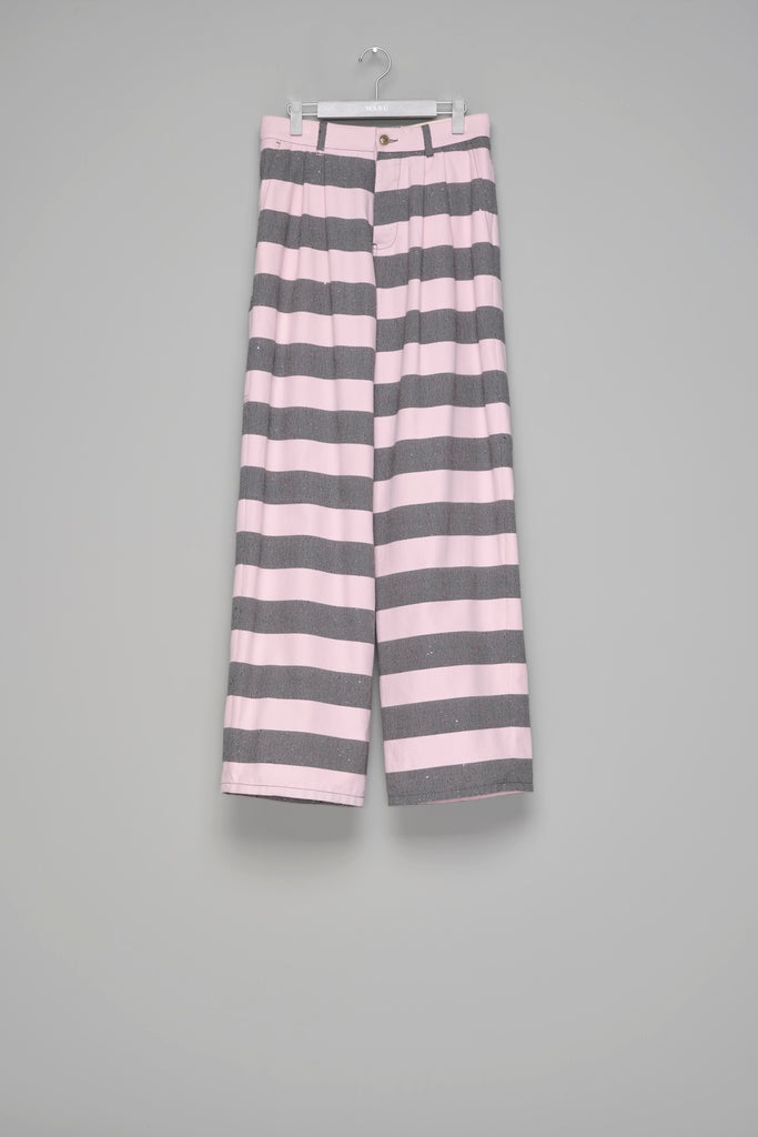 SPARKLING LADDER WORK PANTS - PINK / M26H9PL005-MASU Official Online Store
