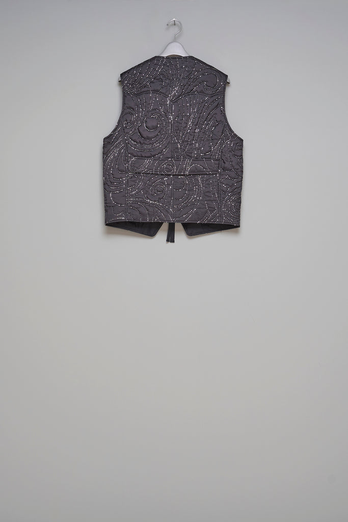 SPRKLING PLANET PADDED VEST - BLACK / M25F9VT002-MASU Official Online Store