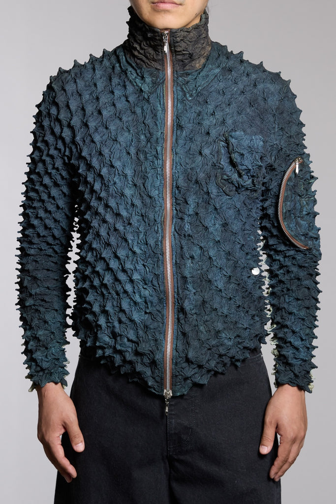 SPIKY FLIGHT JACKET - SMOKE BLACK / M26U6BL002-MASU Official Online Store