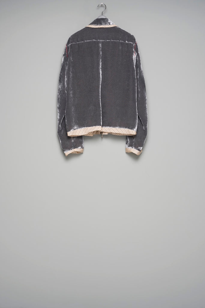 UNEVEN VELVET JACKET - CHARCOAL / M26U6BL004-MASU Official Online Store