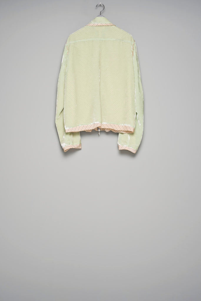 UNEVEN VELVET JACKET - MELON / M26U6BL004-MASU Official Online Store