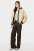 VC VELVET PUFFER BOMBER JACKET - DUSTY BLACK / M26H9BL004-MASU Official Online Store