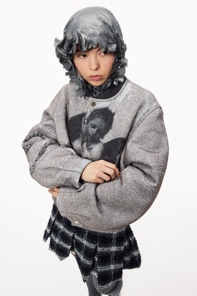 ANGEL BOMBER JACKET - GRAY / M25F9BL003-MASU Official Online Store