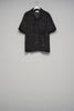 BANDANA HOLE LEATHER HALF SLEEVE SHIRT - BLACK / M26U6SH002-MASU Official Online Store