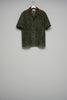 BANDANA HOLE LEATHER HALF SLEEVE SHIRT - MOSS GREEN / M26U6SH002-MASU Official Online Store