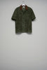 BANDANA HOLE LEATHER HALF SLEEVE SHIRT - MOSS GREEN / M26U6SH002-MASU Official Online Store