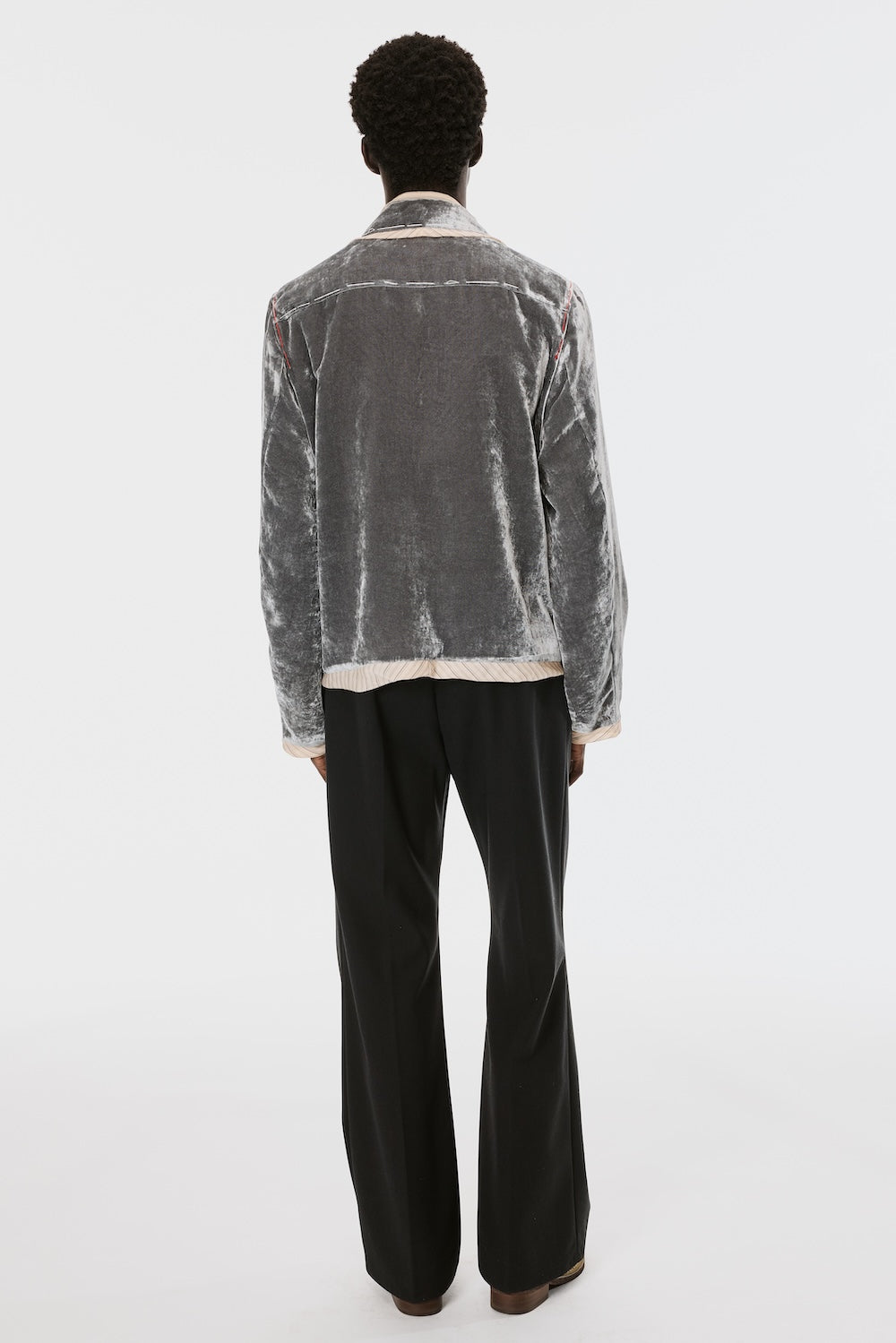 Canvas Flare Trousers - Black Ebony - MASU– MASU Official Online Store