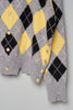DIAMOND SCRAPED CARDIGAN - LEMON / M26H9KN003-MASU Official Online Store