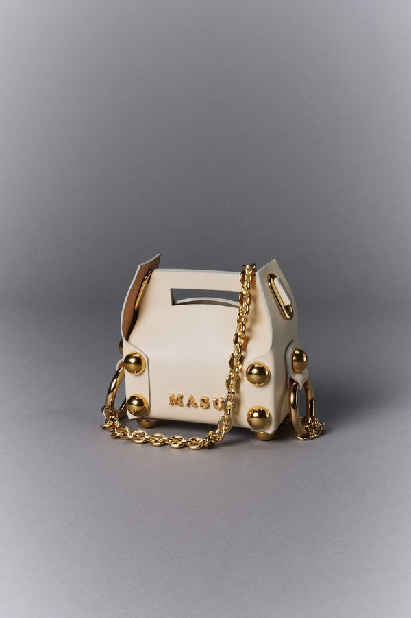 LEATHER CAKE BAG PETIT - CREAM / M26U6OJ007-MASU Official Online Store