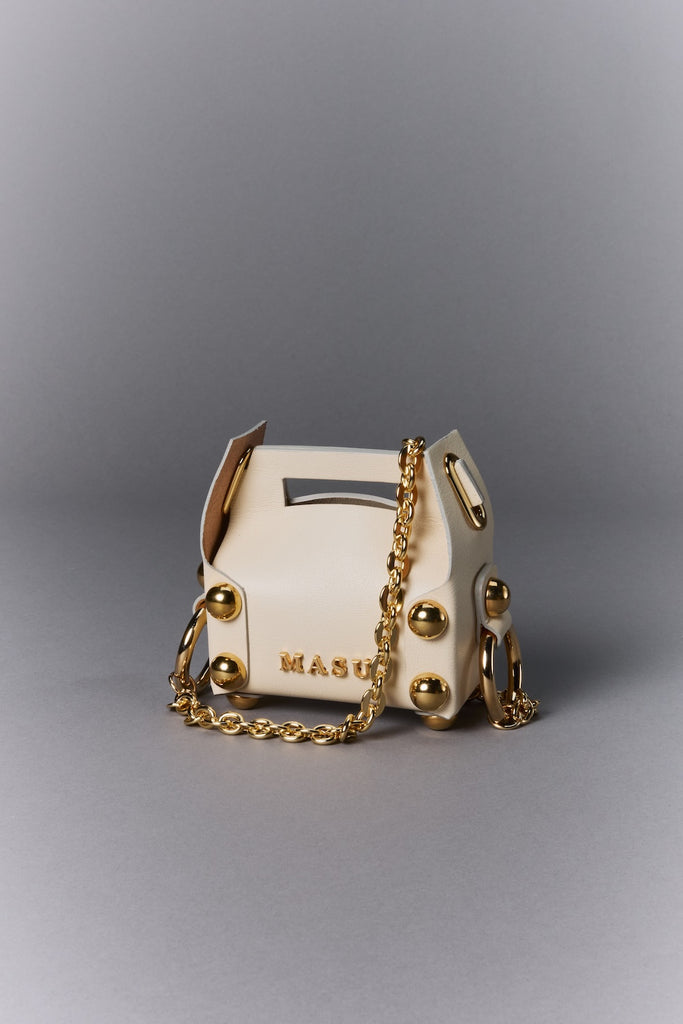 LEATHER CAKE BAG PETIT - CREAM / M26U6OJ007-MASU Official Online Store