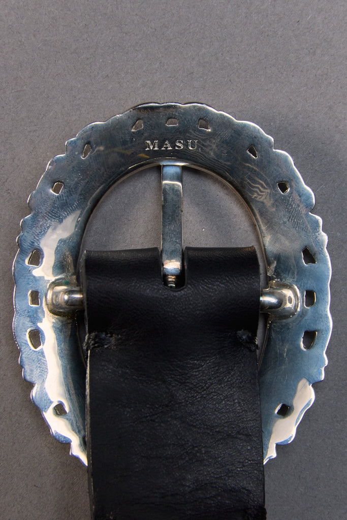 LOST CAMEO LEATHER BELT - BLACK / M26H9OJ005-MASU Official Online Store