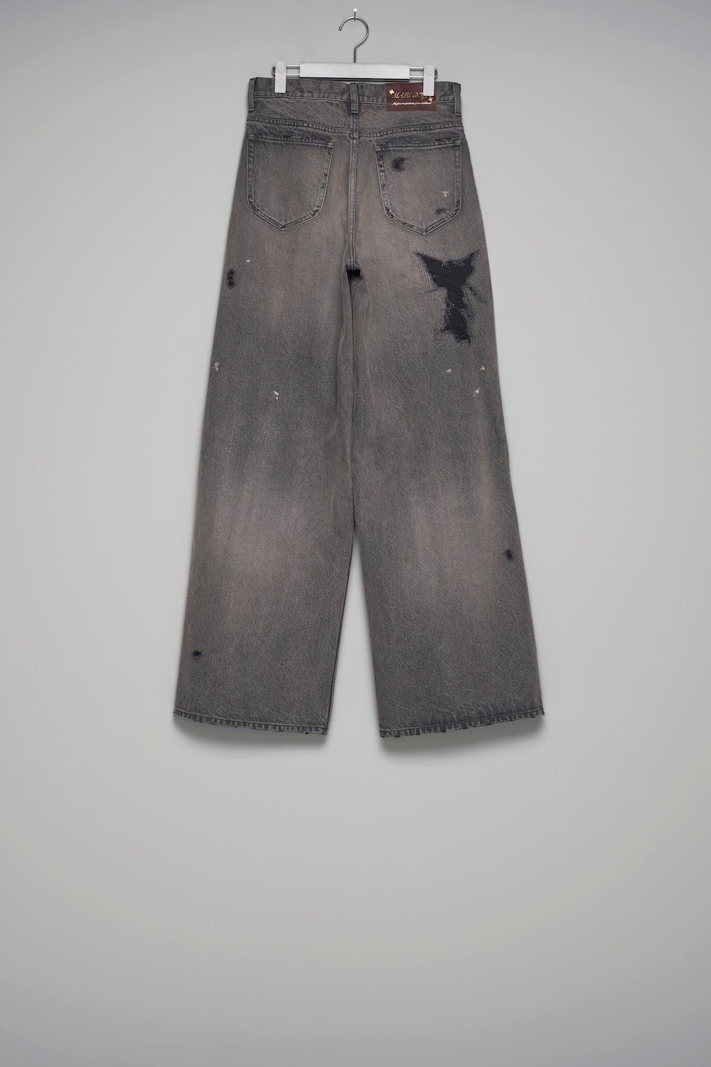 Mb Baggy Jeans Angel Damage - Black - MASUBOYS– MASU Official