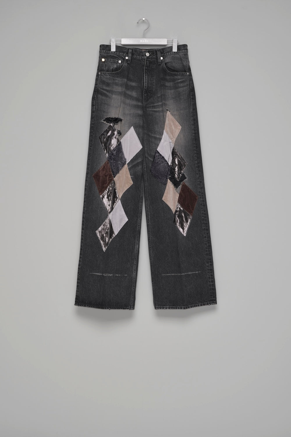Mb Diamond Wide Jeans - Black - MASUBOYS– MASU Official Online Store