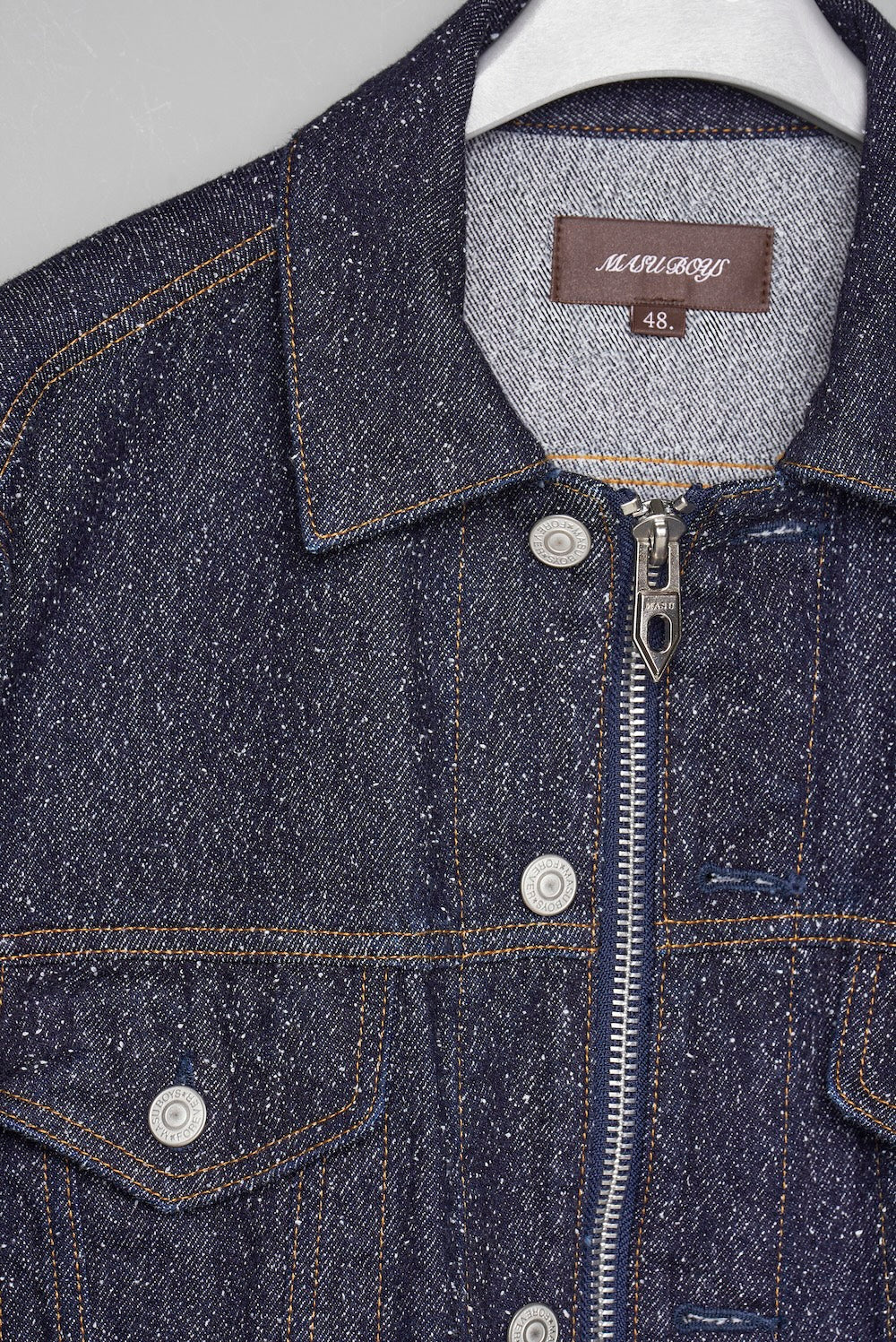 Mb Zip-Up Denim Jakcet Nep - Indigo - MASUBOYS– MASU Official