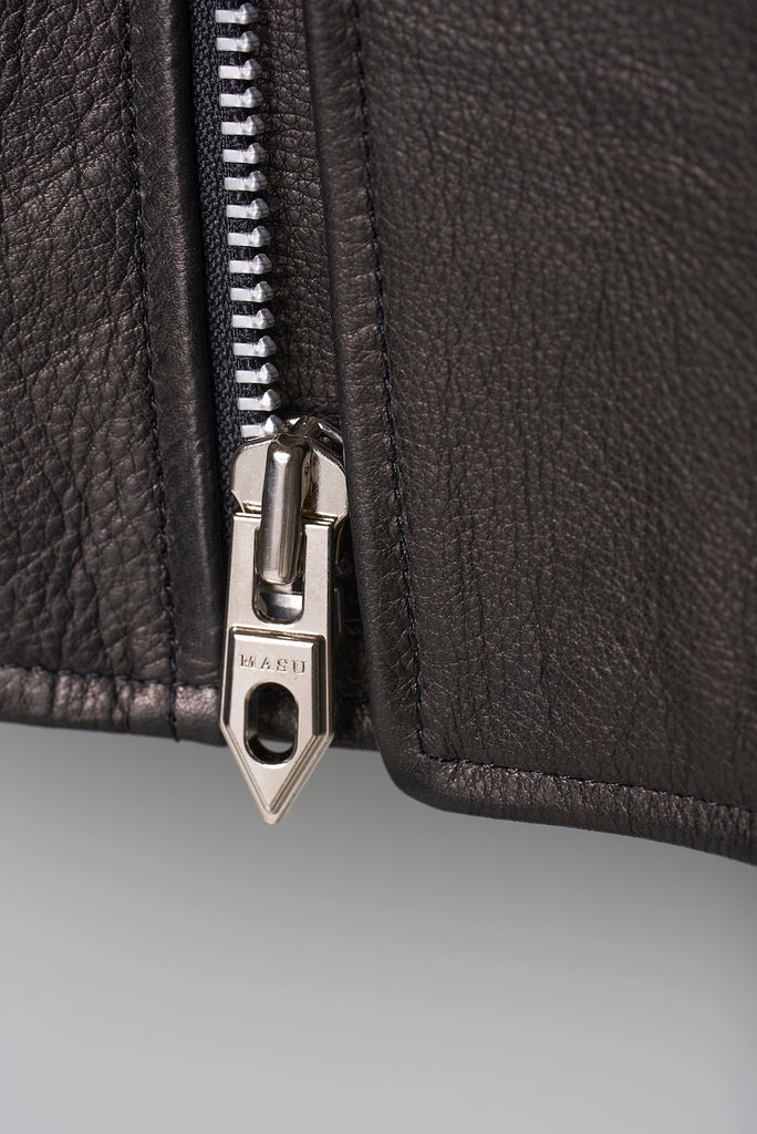 MOTORCYCLE LEATHER JACKET - BLACK / M26U6BL001-MASU Official Online Store