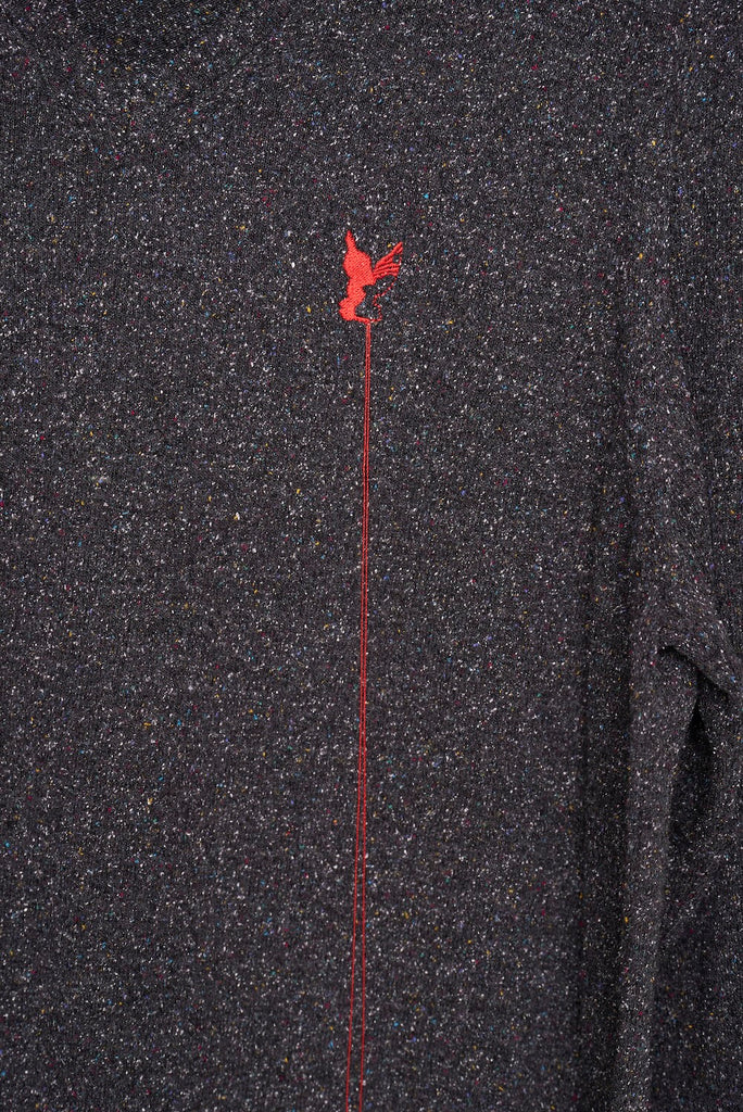 SILK NEP SWEATER - BLACK / M26U6KN002-MASU Official Online Store