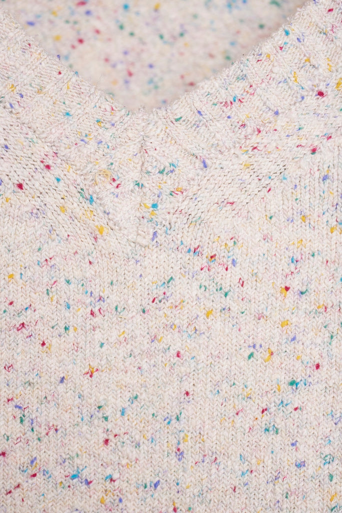 SILK NEP SWEATER - WHITE / M26U6KN002-MASU Official Online Store