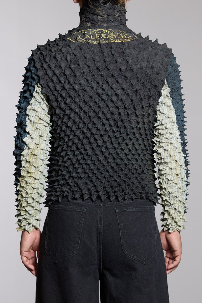 SPIKY FLIGHT JACKET - SMOKE BLACK / M26U6BL002-MASU Official Online Store