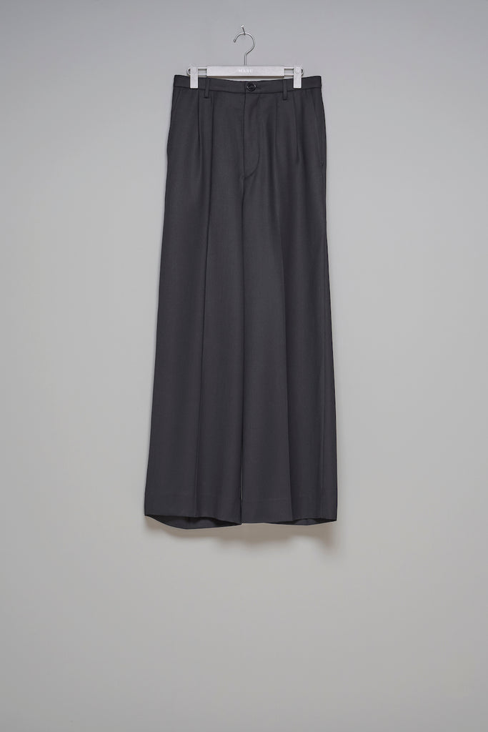 Tucked Wide Trousers - Black - MASU– MASU Official Online Store