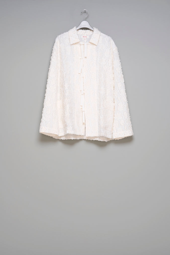 VICK CAMO RIBBON SHIRT - WHITE / M25F9SL003-MASU Official Online Store