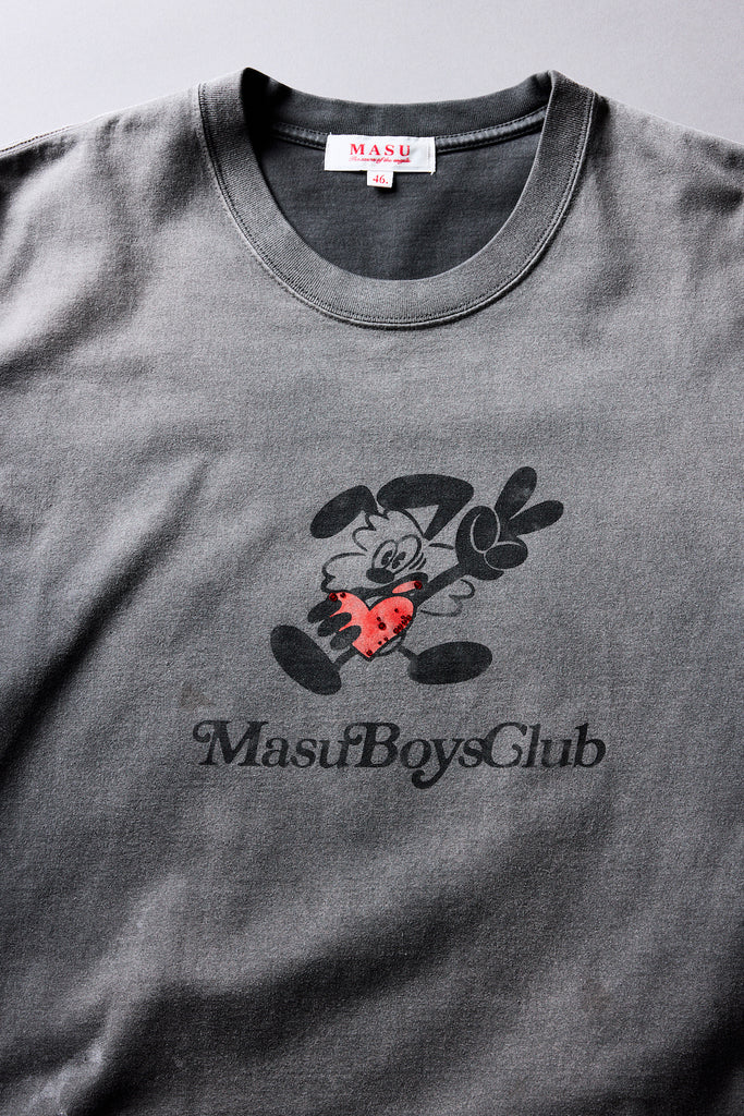 WASTED VICK LONG SLEEVE T-SHIRT - BLACK / M25F9CS011-MASU Official Online Store