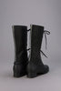 18 HOLE BACK ZIP BOOTS - BLACK / M26H9OJ013-MASU Official Online Store