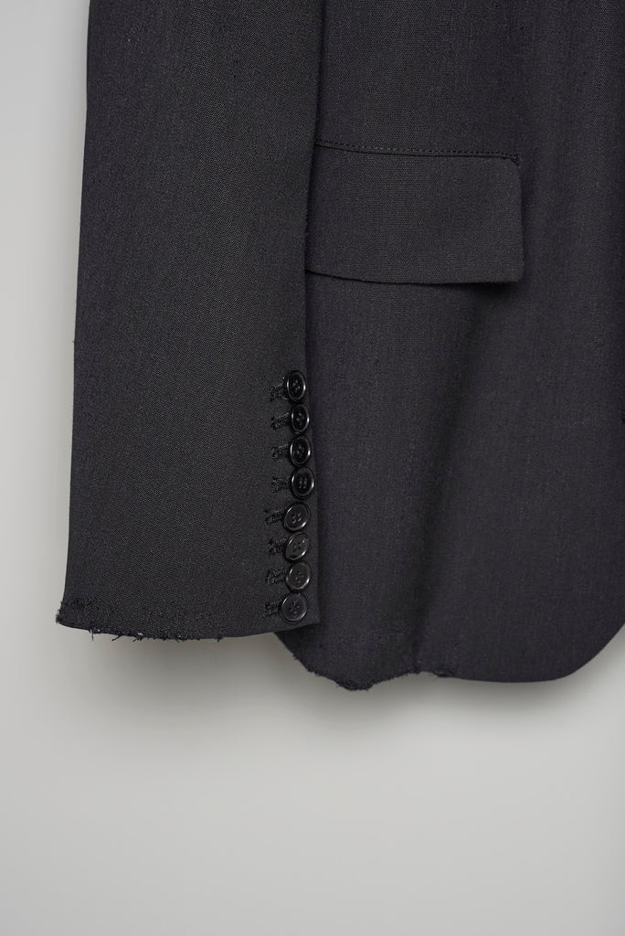 AGED CANVAS TAILORED JACKET - BLACK EBONY / M26U6JK002-MASU Official Online Store