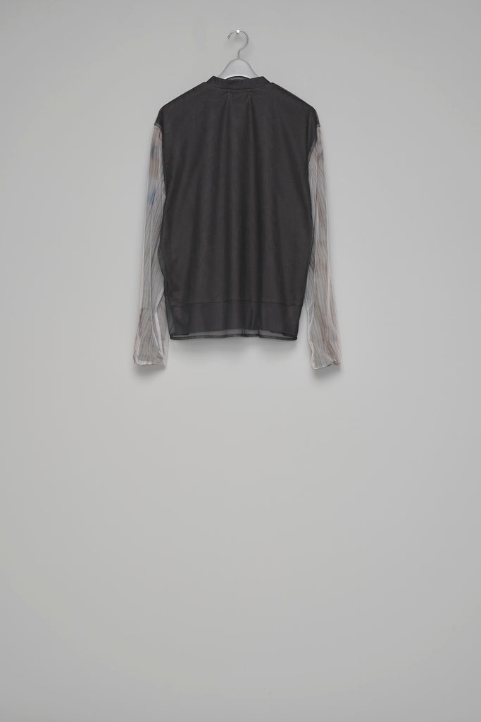 ANGEL DIAGRAM LAYERED CARDIGAN - BLACK / M26H9CS005-MASU Official Online Store