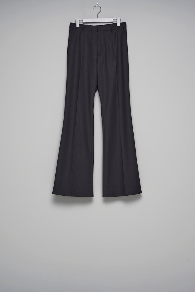 CANVAS FLARE TROUSERS - BLACK EBONY / M26U6PL004-MASU Official Online Store