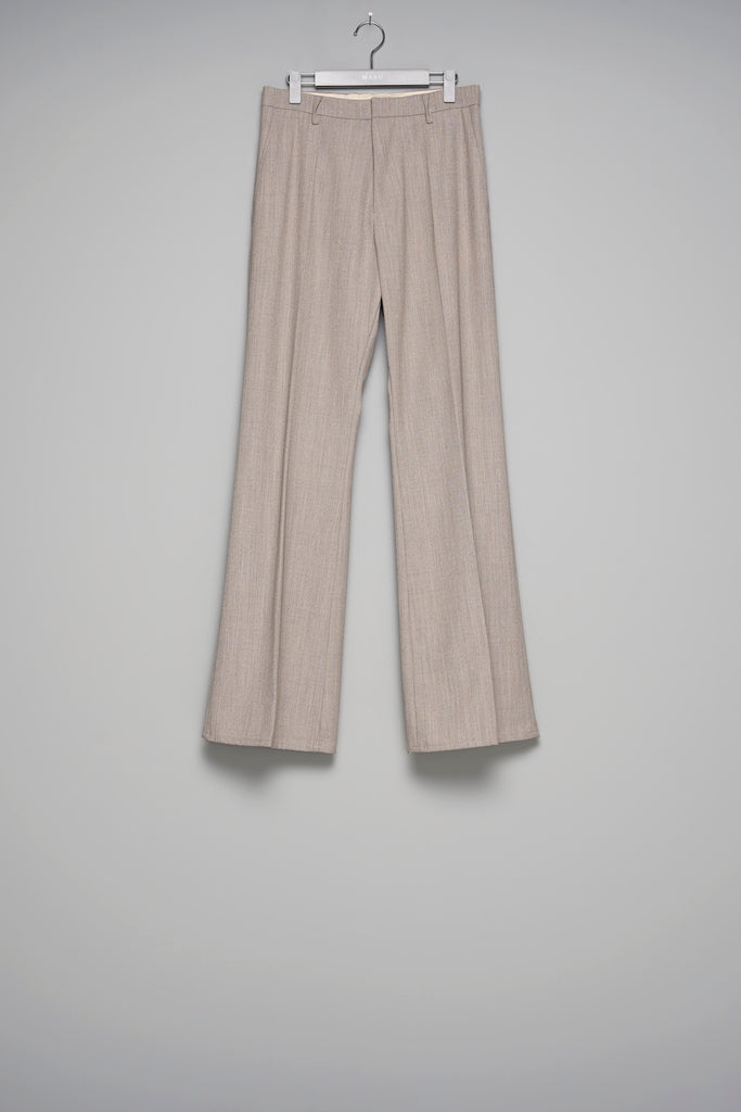 CANVAS FLARE TROUSERS - WHITE BIRCH / M26U6PL004-MASU Official Online Store