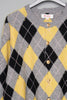 DIAMOND SCRAPED CARDIGAN - LEMON / M26H9KN003-MASU Official Online Store